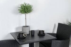 Cafétisch Way Schwarz - Metall - 70 x 72 x 70 cm