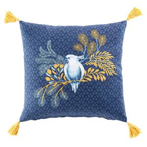 Coussin déco Blue Coco Bleu - Textile - 45 x 45 x 45 cm