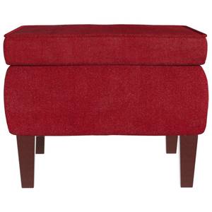 Chaise à bascule avec tabouret 3015093-2 Brun rouge