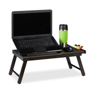 Table-d’ordinateur-portable Marron - Bambou - 60 x 25 x 35 cm