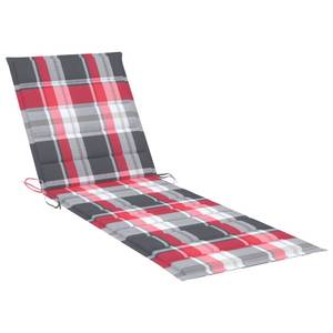 Chaise longue (lot de 2) 3009260-4 Noir - Rouge