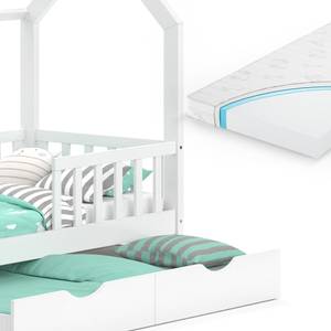 Kinderbett Wiki 80x160cm mit Gästebett Weiß
