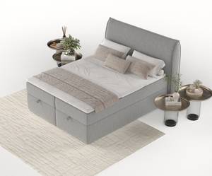 Boxspringbett Mensa Grau - Breite: 160 cm