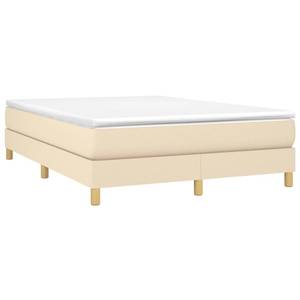 Cadre de lit 3016026-3 Marron - Blanc crème - Largeur : 140 cm