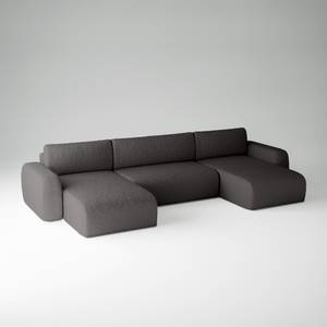 Ecksofa Eckcouch Sassari U Grau