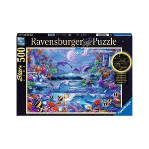 Puzzle phosphoreszierende Meerestiere Papier - 24 x 4 x 34 cm