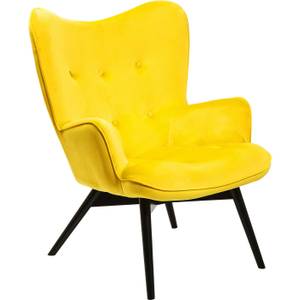 Fauteuil Vicky Velvet Jaune