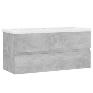 Meuble lavabo avec bassin 3007833-3 Gris minéral - Largeur : 100 cm