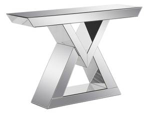 Table console ISIDA Argenté - Verre - 36 x 80 x 120 cm