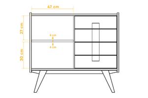 Kommode MORTIZ Wildeiche