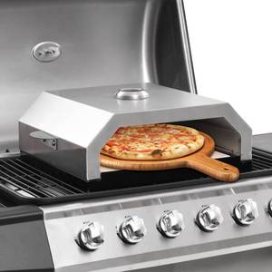 Pizzaofen 47395 Schwarz - Silber - Metall - 35 x 16 x 49 cm