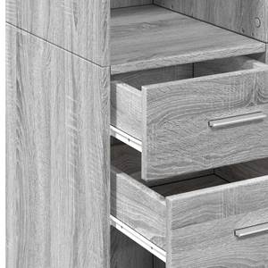 Highboard DE5254 Grau - Holzwerkstoff - 43 x 185 x 70 cm