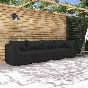 Salon de jardin (lot de 4) 3013629-8 Noir