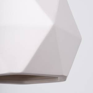 Hängeleuchte Mint Weiß - Keramik - Glas - 20 x 125 x 20 cm