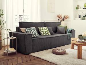 3-Sitzer Sofa DELLIA Dunkelgrau