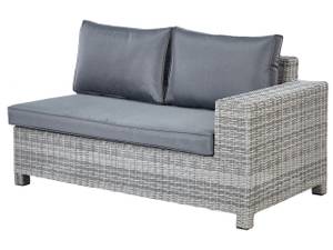 Set de salon TEGLIO Beige - Gris - Polyrotin - 265 x 83 x 265 cm