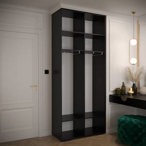 Armoire à portes battantes Man Ryf 10 Noir - Doré - 2 porte