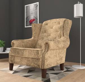 Chesterfield Ohrensessel Valencia Beige