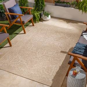 Outdoorteppich KOFU Braun - Kunststoff - Textil - 160 x 1 x 213 cm