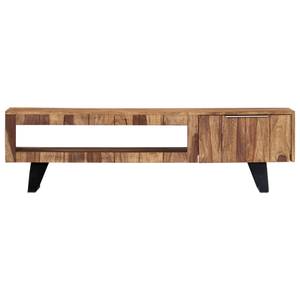 TV-Möbel 247980 Braun - Metall - Massivholz - Holzart/Dekor - 30 x 40 x 140 cm