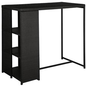 Mobilier de bar Noir - Polyrotin - 60 x 110 x 120 cm