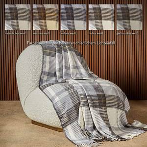 Kuscheldecke Cozy Scotch Schwarz - Naturfaser - 10 x 200 x 150 cm