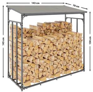 Porte-bûches Ruston 143 x 145 cm
