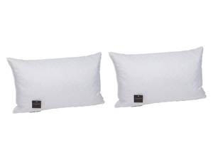 Oreiller SELENE Lot de 2 Blanc - Textile - 50 x 12 x 70 cm