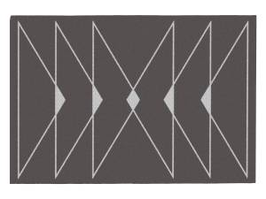 Wohnzimmerteppich TROZIA Grau - Textil - 160 x 1 x 230 cm