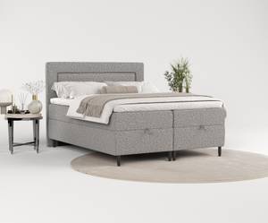 Boxspringbett Nea Grau - Breite: 160 cm