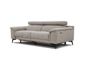 Relaxsofa 3-Sitzer Fiero Taupe