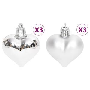 Weihnachtskugel-Set (70-teilig) 3028561 Silber - Weiß