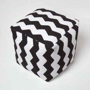 Designer Hocker Pouf Chevron 40 x 40 x 40 cm