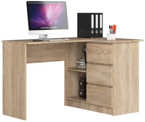 Bureau d'angle B16 droit CLP Imitation chêne de Sonoma