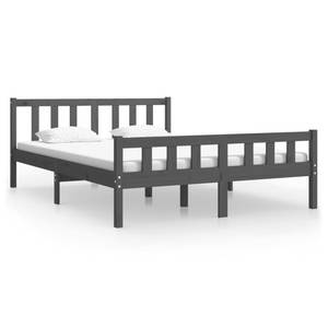 Bettgestell-K-2054 Grau - Holzwerkstoff - 146 x 70 x 196 cm