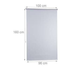 Lot de 2 stores blancs 100x160 cm 100 x 160 cm