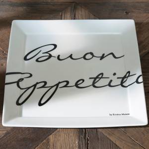 Assiette Buon Appetito 26x26 26 x 26 cm