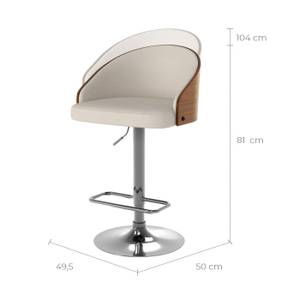 Tabouret de bar Carmelo Beige