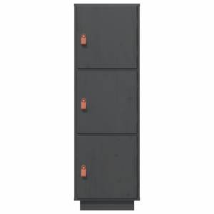 Highboard DE4441 Grau - Massivholz - 40 x 109 x 34 cm