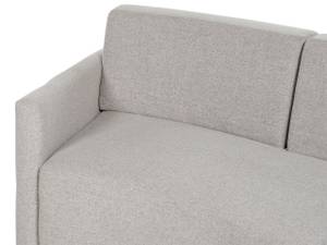 Ecksofa BOLEN Schwarz - Grau - Naturfaser - 413 x 80 x 116 cm