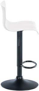 Tabouret de bar Hover Blanc - Noir