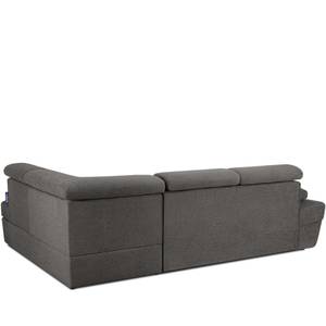 Ecksofa RATLO rechts Grau - Textil - Holz teilmassiv - 270 x 110 x 190 cm