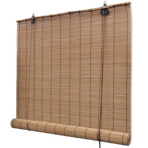 Store (lot de 2) 3057518 Marron - Bambou - 80 x 160 x 80 cm