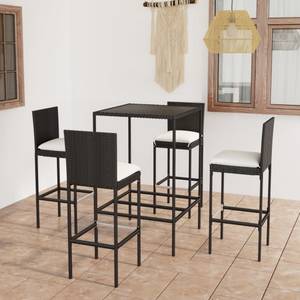 Bar-Set (5-teilig) 3008722-2 Schwarz - 70 x 70 cm