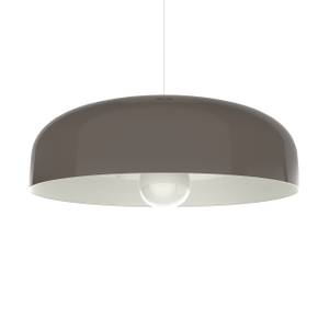 Suspension Tuzzi Gris lave brillant - Abat-jour diamètre : 40 cm