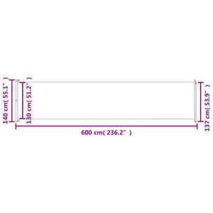 Seitenmarkise 3005012 Grau