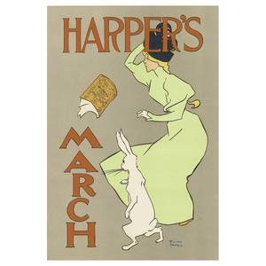 Leinwandbild Harper's March 1895 Textil - 2 x 60 x 40 cm