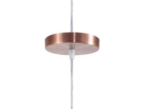 Lampe suspension NARMADA Cuivre - Gris