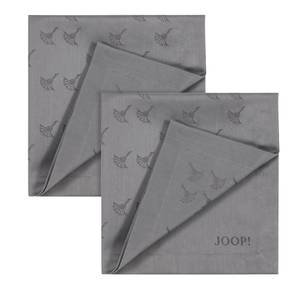 JOOP! FADED CORNFLOWER Servietten-Set Silber - Textil - 50 x 1 x 50 cm