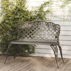 Banc de jardin 3010970 Vert - Métal - 108 x 83 x 60 cm